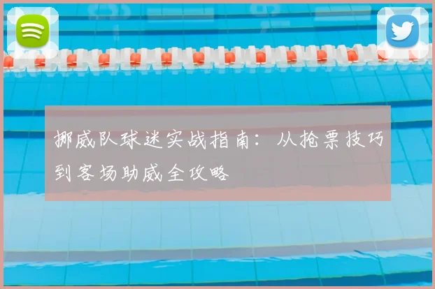 挪威队球迷实战指南：从抢票技巧到客场助威全攻略